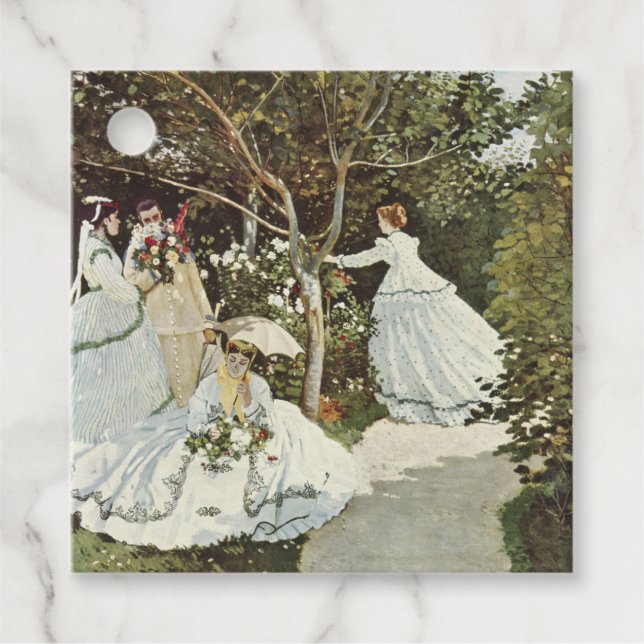 A Kvarn vid Zaandam Claude Monet Gåvor Etiketter (Framsida)