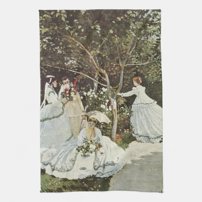 A Kvarn vid Zaandam Claude Monet Kökshandduk (Vertikal)