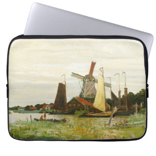 A Kvarn vid Zaandam Claude Monet Laptop Fodral