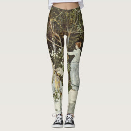 A Kvarn vid Zaandam Claude Monet Leggings
