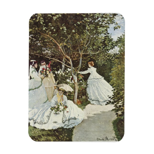 A Kvarn vid Zaandam Claude Monet Magnet (Vertikal)