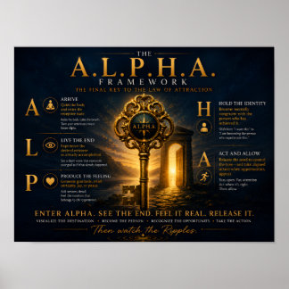 A.L.P.H.A.-affisch 16x12 Poster