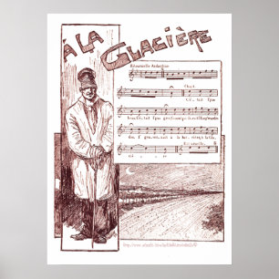 "`A La Glaciere' Ice House" Poster