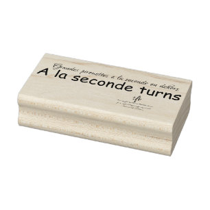 A La Seconde Turns Stämpel