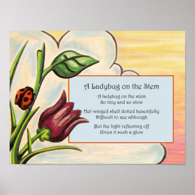 A Ladybug på Stem Poster (Framsidan)