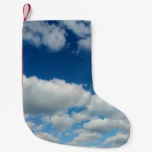 A lagrar i molnen liten julstrumpa (Framsidan)