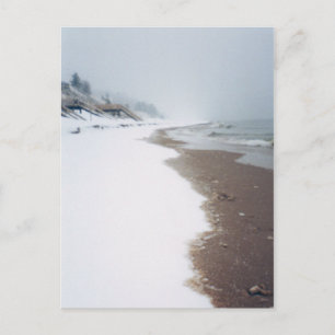 A Lakeshore Winter Vykort