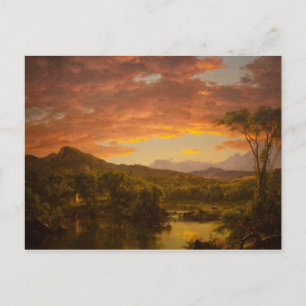 A Land hem av Frederic Edwin Church Vykort