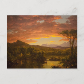 A Land hem av Frederic Edwin Church Vykort