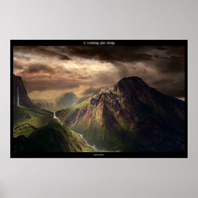 A Land långt bort Poster (Framsidan)