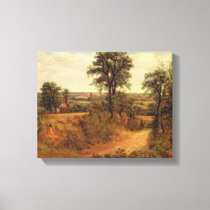 A Lane nära Dedham, c.1802 (olja på canvas) Canvastryck
