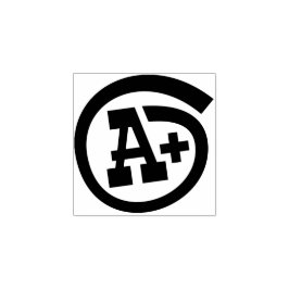 A+ Lärarbelöning Röd Stämpel