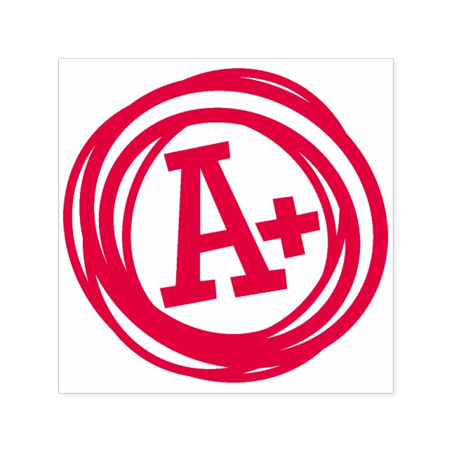 A+-lärarpris Självfärgande Stämpel (Design)