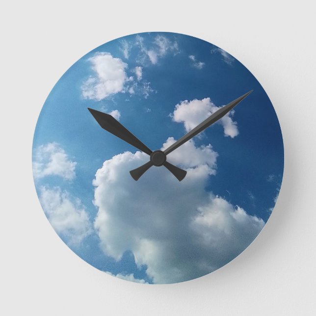 A large cloud rund klocka (Framsida)