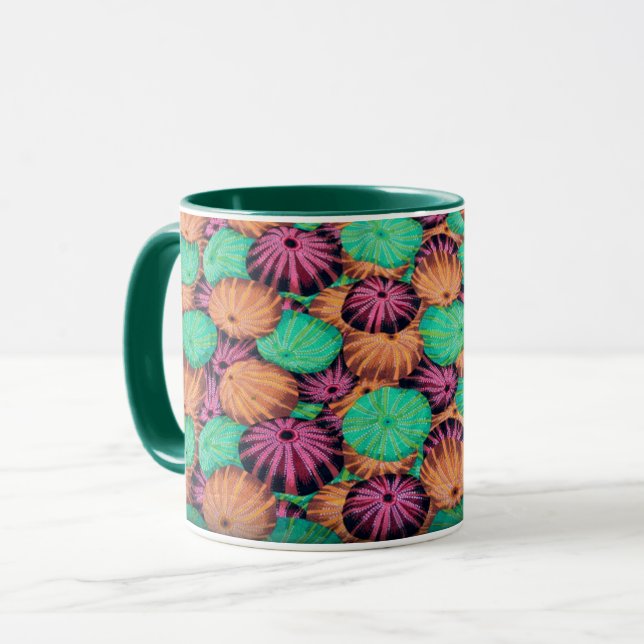A Lättskrämt Philip Jacobs Fabric Sea Urchin Mugg (Framsida vänster)