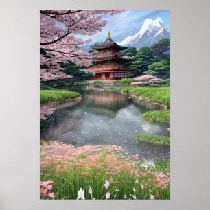 A Lazy River av Temple Poster