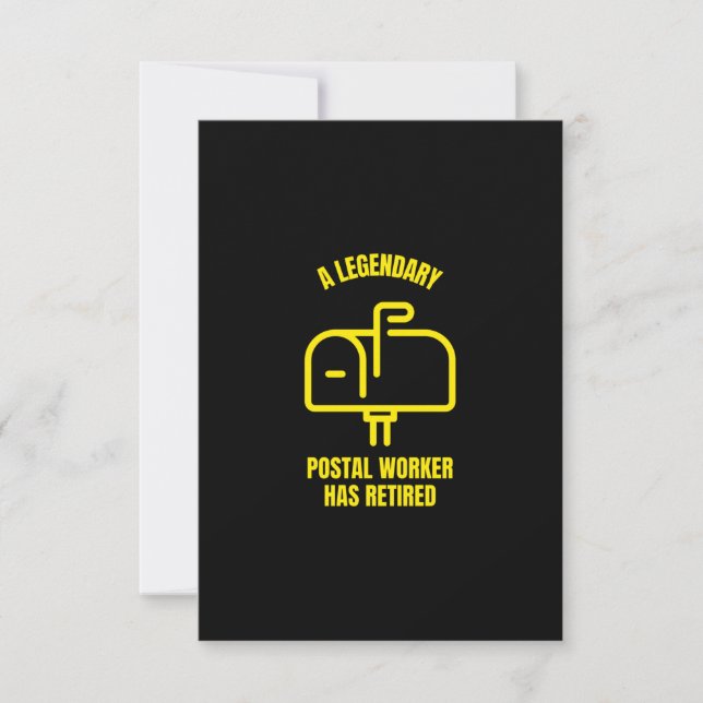 A legendary postal worker has retired tack kort (Framsida)