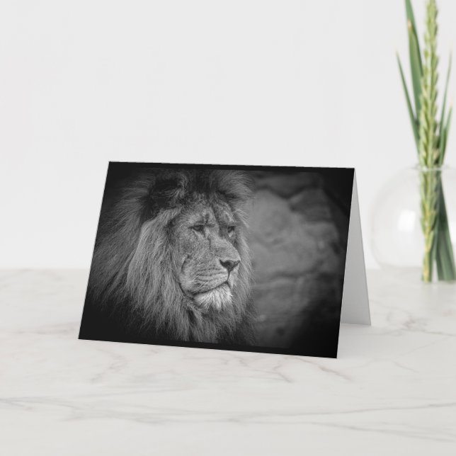 A Leo Birthday Kort (Framsida)