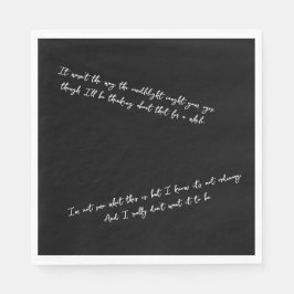 A Letter Few Days After a First Date Pappersservett