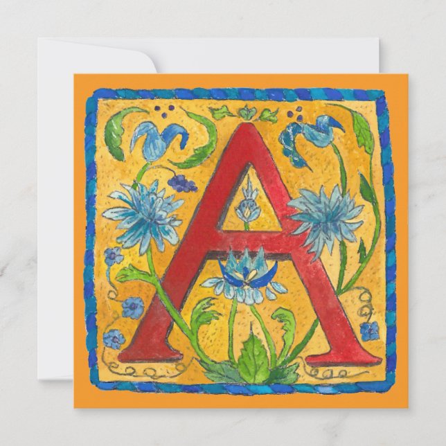 A Letter Tote Bag Inbjudningar (Framsida)