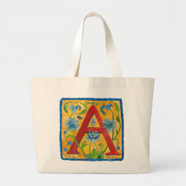 A Letter Tote Bag Jumbo Tygkasse