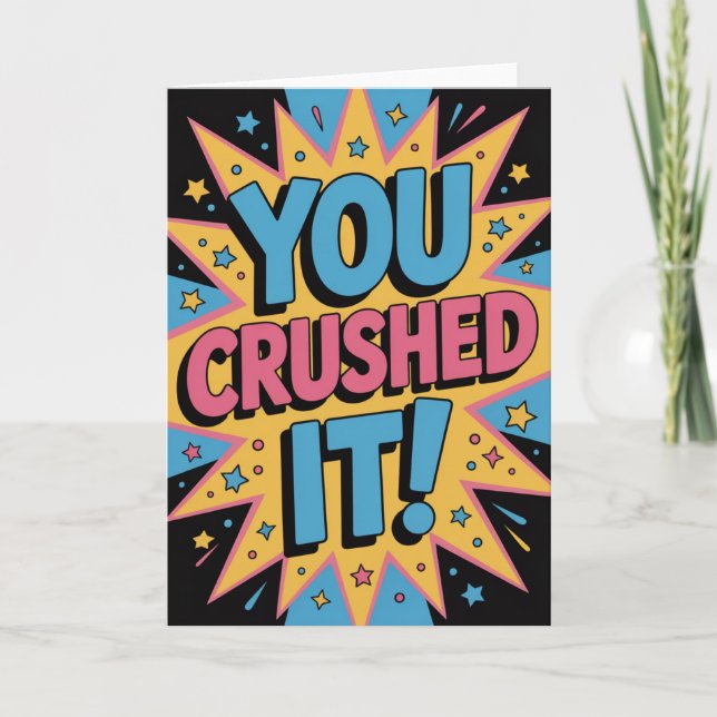 A Level Exam Congratulation Graduation  Kort (Framsida)