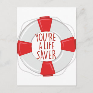 A Life Saver Vykort