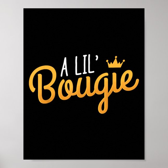 A Lil Bougie Humor Citat Poster (Framsidan)