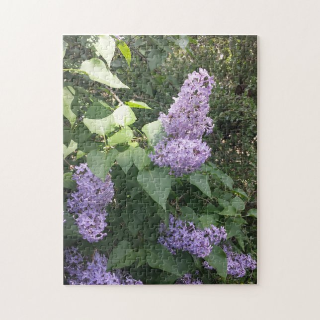 A Lila Lilac Jigszle Puzzle Pussel (Vertikal)