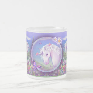 A Lila Paradise Frostad Glasmugg
