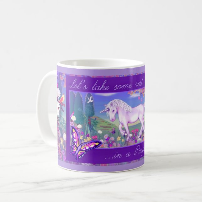 A Lila Paradise Kaffemugg (Framsida vänster)