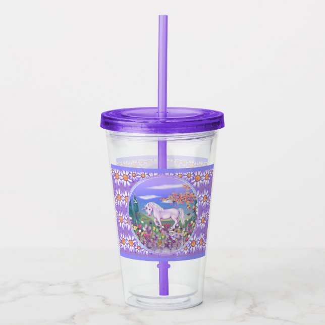 A lila Paradise Take Away Mugg (Framsida)