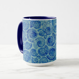 A Lita Philip Jacobs Fabric Ammonite Mugg