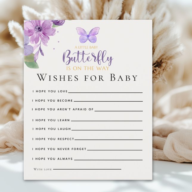 A Little Baby Butterfly is on The Way Baby shower (Skapare uppladdad)
