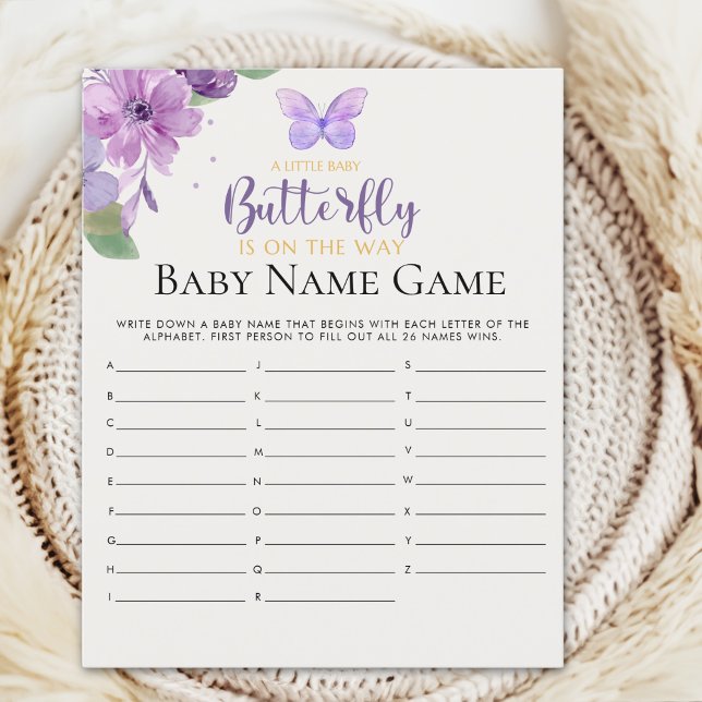 A Little Baby Butterfly is on The Way Baby shower (Skapare uppladdad)