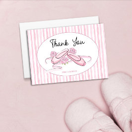 A Little Ballerina is on the Way  Tack Kort
