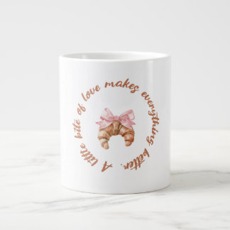 A Little Bite of Love | Cute Girly Mug Jumbo Mugg