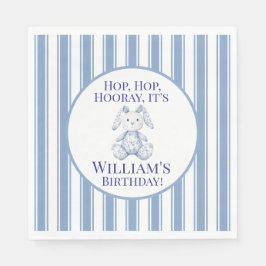 A Little Bunny is Turning One Pappersservett