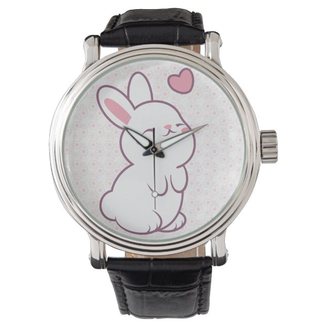 A Little Bunny Made of Feelings Armbandsur (Framsida)
