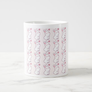 A Little Bunny Made of Feelings Jumbo Mugg
