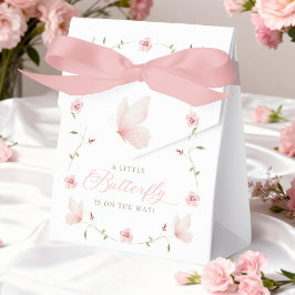 A Little Butterfly Baby Shower Favor Box Presentaskar