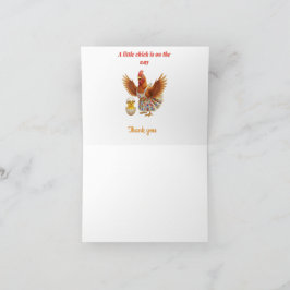 A little chick is on the way  tack kort