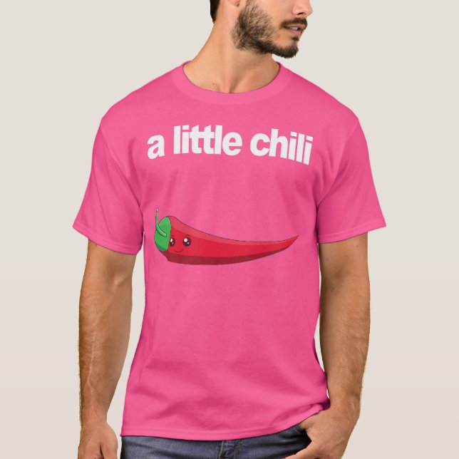 A Little Chili Kawaii Pepper T Shirt (Framsida)