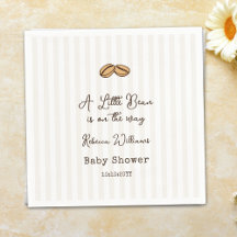 A Little Coffee Bean is on The Way  Baby Shower 