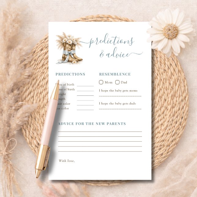 A Little Cowboy Shower Game Predictions & Advice (Skapare uppladdad)