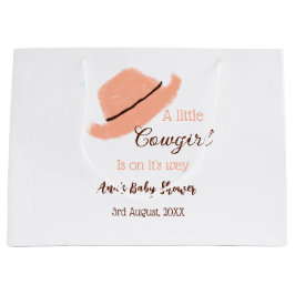 A little cowgirl is on it's way orange baby shower