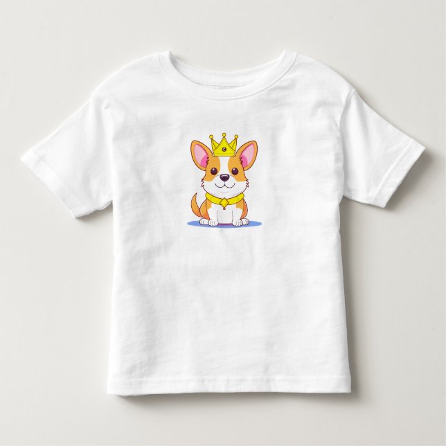 A little cute Corgi T Shirt (Framsida)