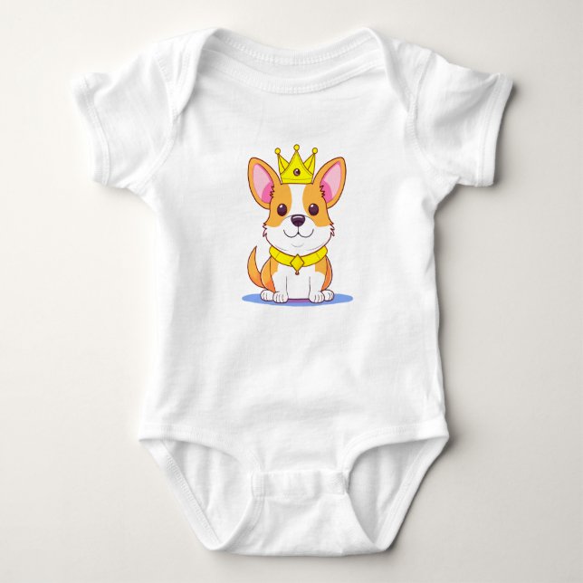 A little cute corgi. t shirt (Framsida)