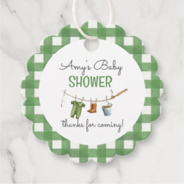 A Little Fisherman Baby Shower Gåvor Etiketter