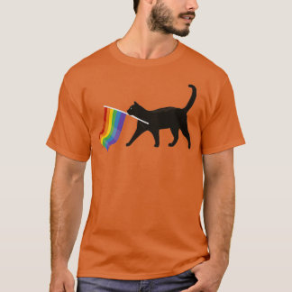 a little gay cat friend t shirt